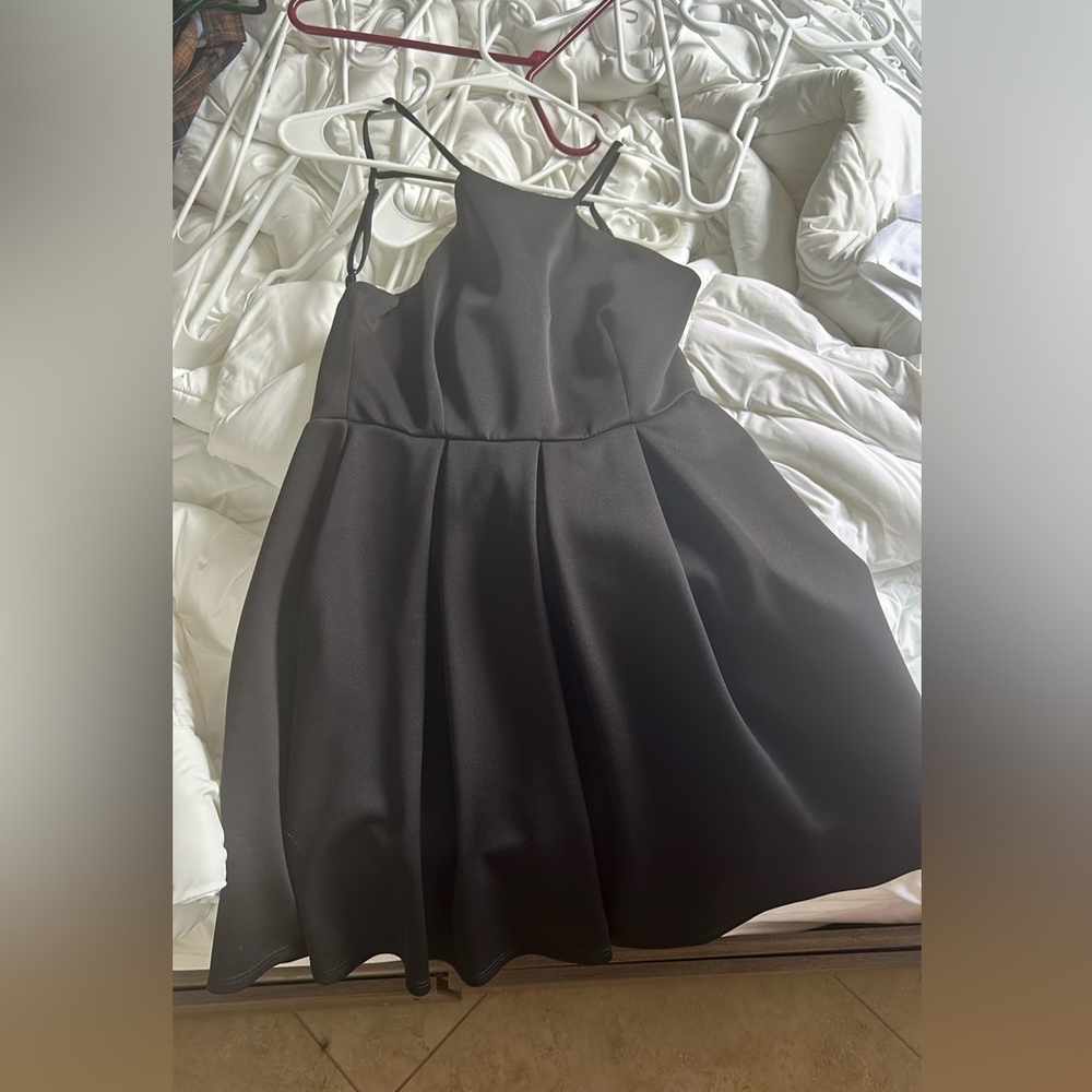 B darlin black dress